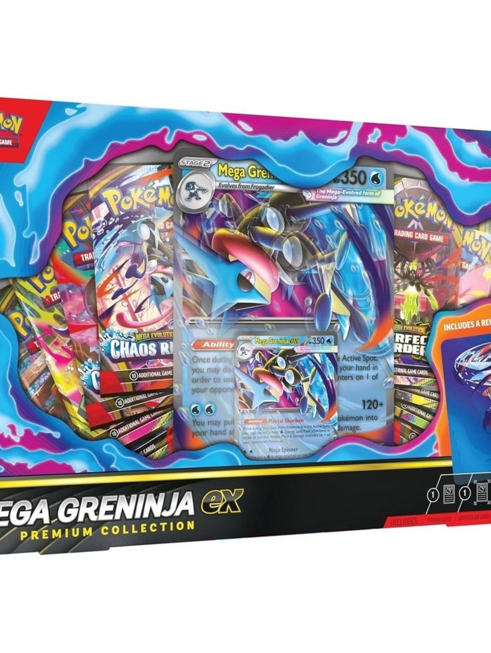 Pokémon Trading Card Game:Mega Greninja ex PremiumCollection 8 Booster Packs